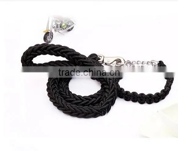 Strong Dog Pet Lead Braided Rope Leash Rottweiler Labrador Large Dog Leash NEW
