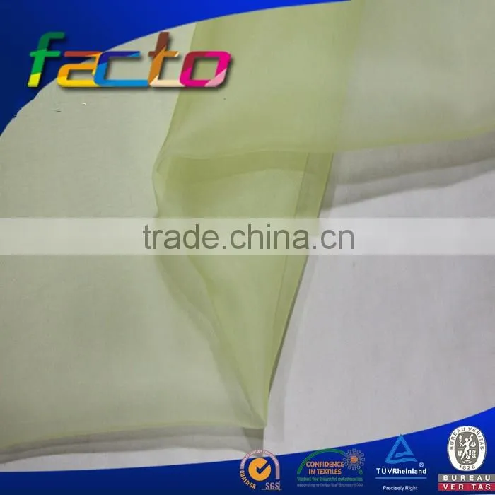 100% Polyester Organza Strip Fabric for Garment