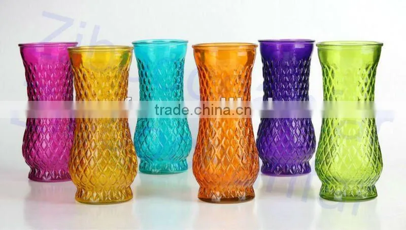 Colorful Glass Vase