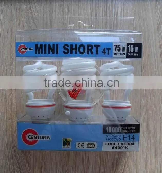 T4 Half Spiral Energy Saving Bulb