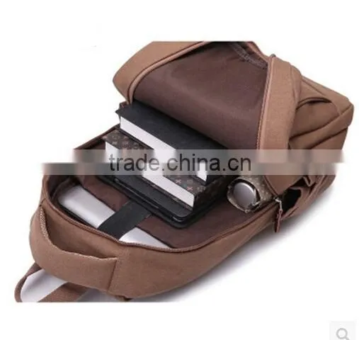 2016 Multi Purpose Canvas College Backpack