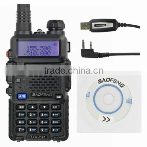 Red BaoFeng UV-5RE 136-174/400-480 MHz Dual-Band DTMF CTCSS DCS FM Ham Two Way Radio,VHF/UHF Ham Radio Dual Band 5W 128CH