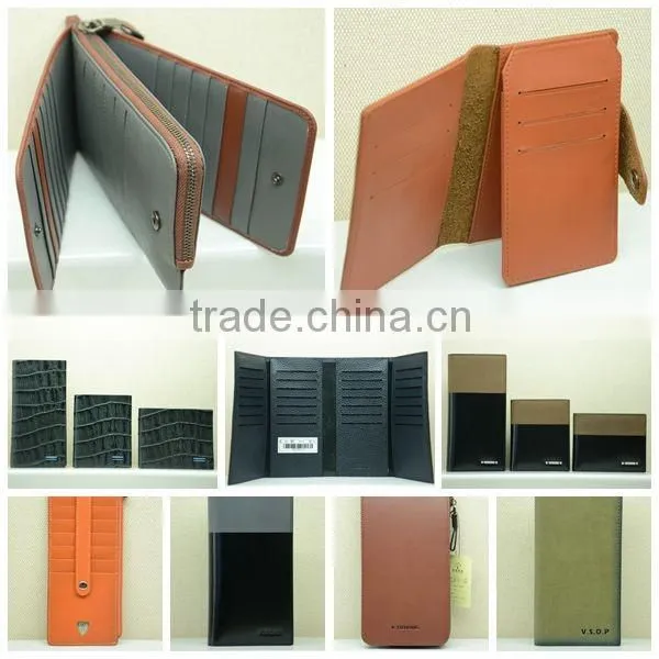 China OEM/ODM leather wallet supplier fancy vintage leather wallet for men made in Guangzhou