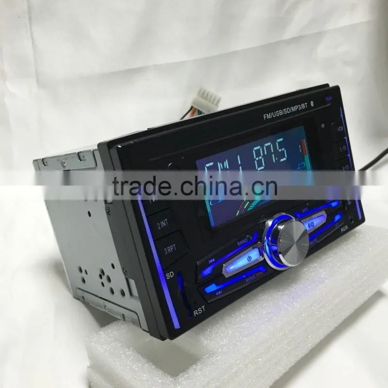 universal double 2 din car audio car mp3 player with UBS SD Aux-in ,bluetooth fm am modulator