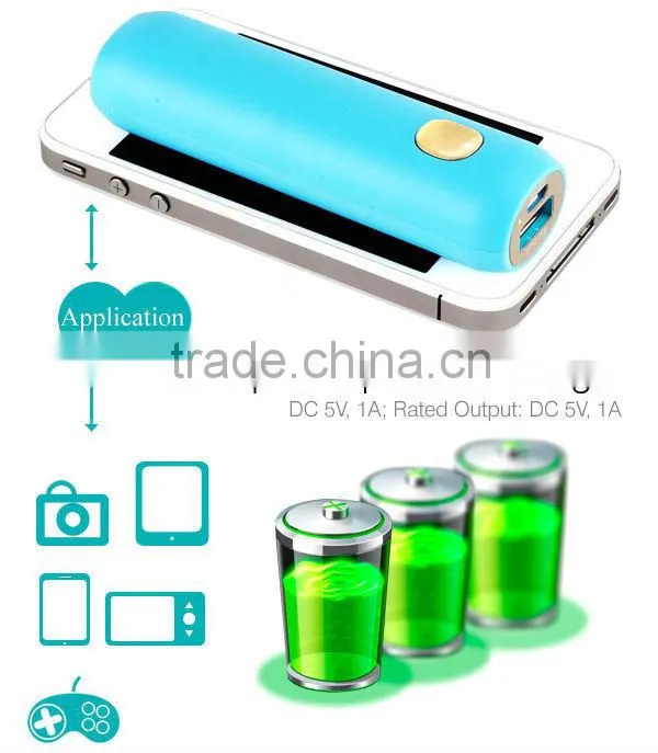 SORBO Hot Selling 2600mAh USB Rechargeable Portable Power Bank for Mobile with LED Flashlight Torch China Supplier