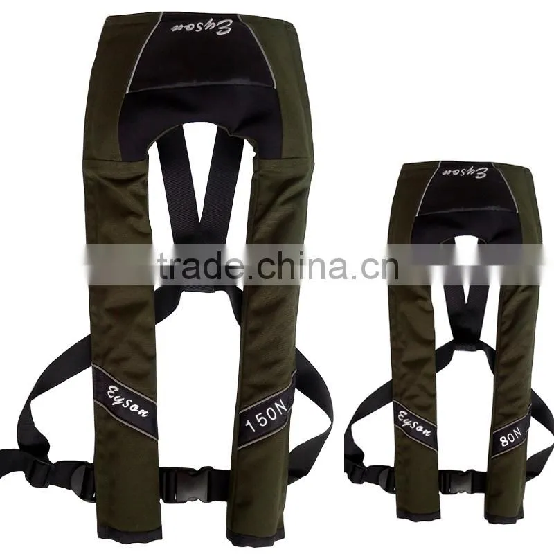 2015 fashional custom neoprene adult&kids inflatable life jacket