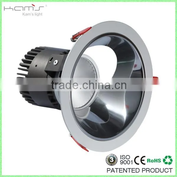 High Power Patent design Tiltable round LED Downlight