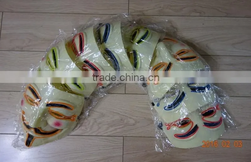 EL WIRE Mask / el wire party mask / el flashing mask
