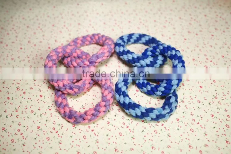 Three rings dog rope toy