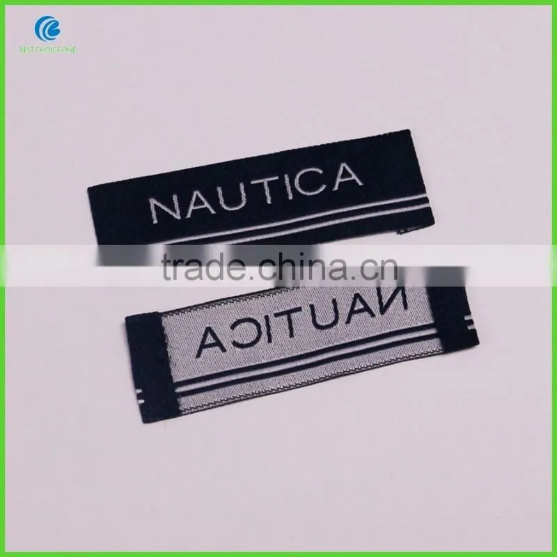 Custom High Density Labels Sewed In Cheap Woven Labels For Garment Handbags
