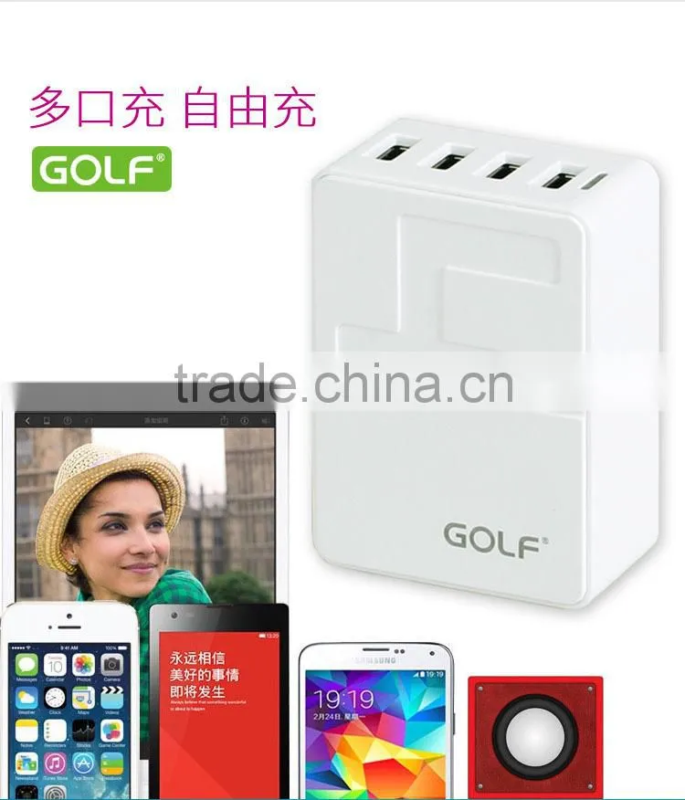 GOLF new model 4 port usb power adapter 5v power adapter
