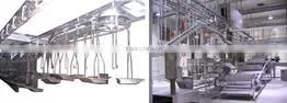 donkey slaughterhouse line donkey Pneumatic (Air-operated drive) Lifting Platform, Pneumatic Elevator donkey slaughter line