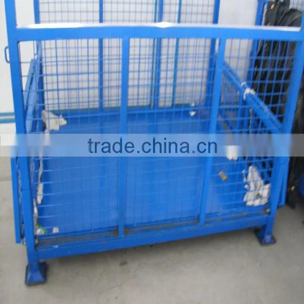 Warehouse Storage Folding Wire Container