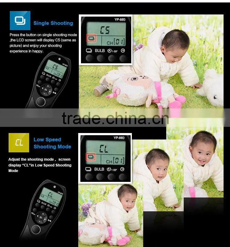 YouPro YP-880/E2 Wired Timer Remote Switch for FUJIFILM X-M1 / FUJIFILM X-A1 / FUJIFILM XQ1 / FUJIFILM X-E2 / FUJIFILM X-T1