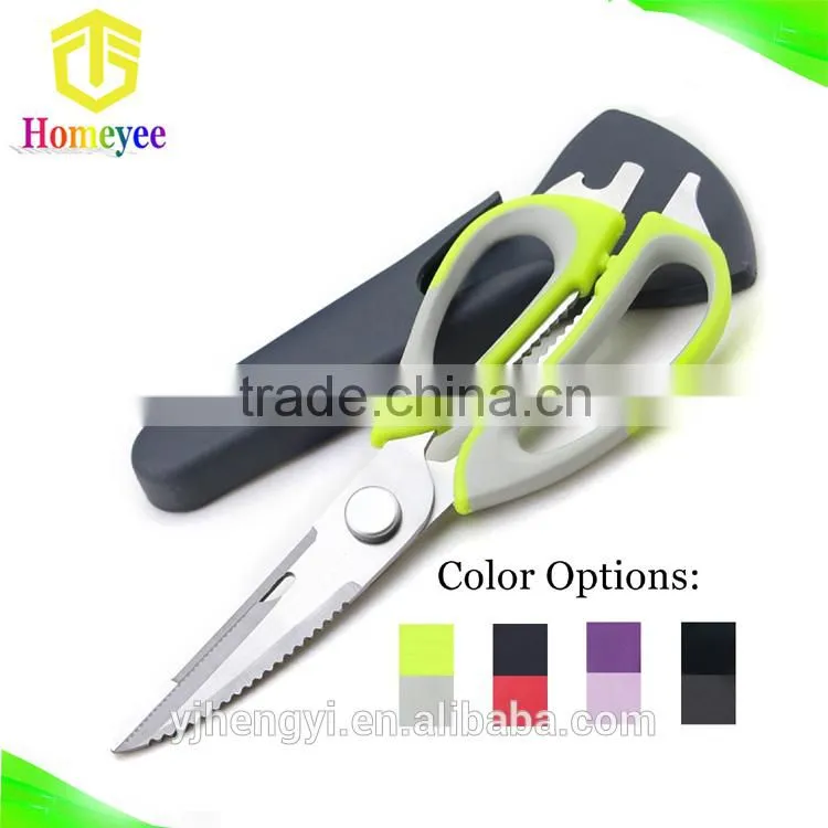 Multifunction 9 features top quality stainless steel come apart different kinds of scissors