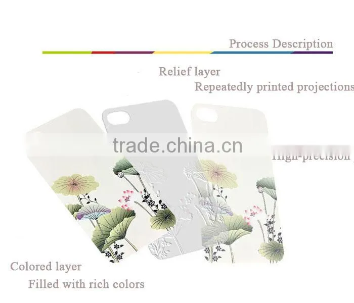 Dimensional relief painting shell Custom Hard Cover Shell for iphone 6
