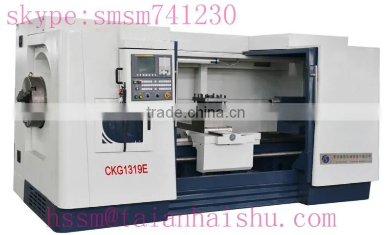 From gold supplier Taian Haishu CKG1319E CKG(E) Series CNC pipe thread lathe with high quality