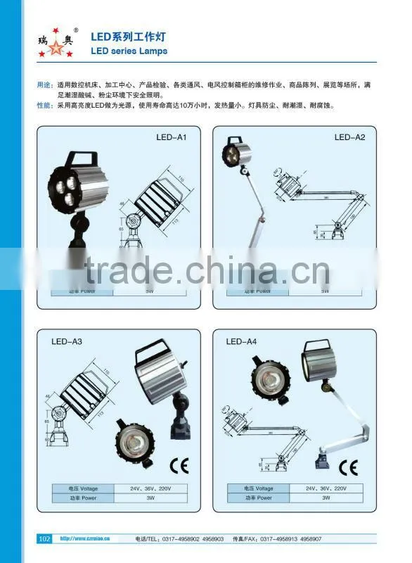 RUIAO CNC LED superior quality work light