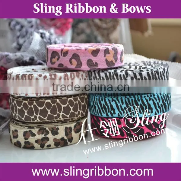 Printed Elastic Ribbon 5/8" 16mm Soft Hair Ties
