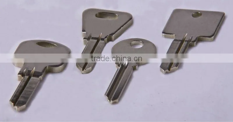 Door blank nickel silver key