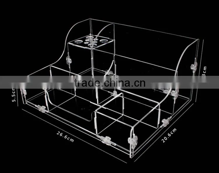 promotion bespoke competitive price multi-use acrylic plexiglass makeup storage box wholesale