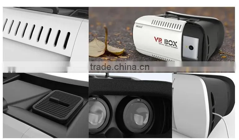 VR Box With Remote Headset Virtual Reality Headset 3D Viewing Glasses For iPhone/Samsung