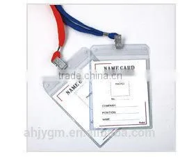 Display Box Packing Soft PVC Name Badge with Clip
