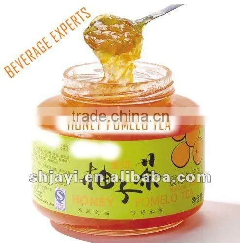 Jam with honey stabilizing agent