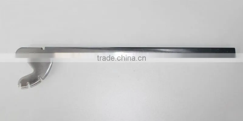 Metal bracket for support glass shelf