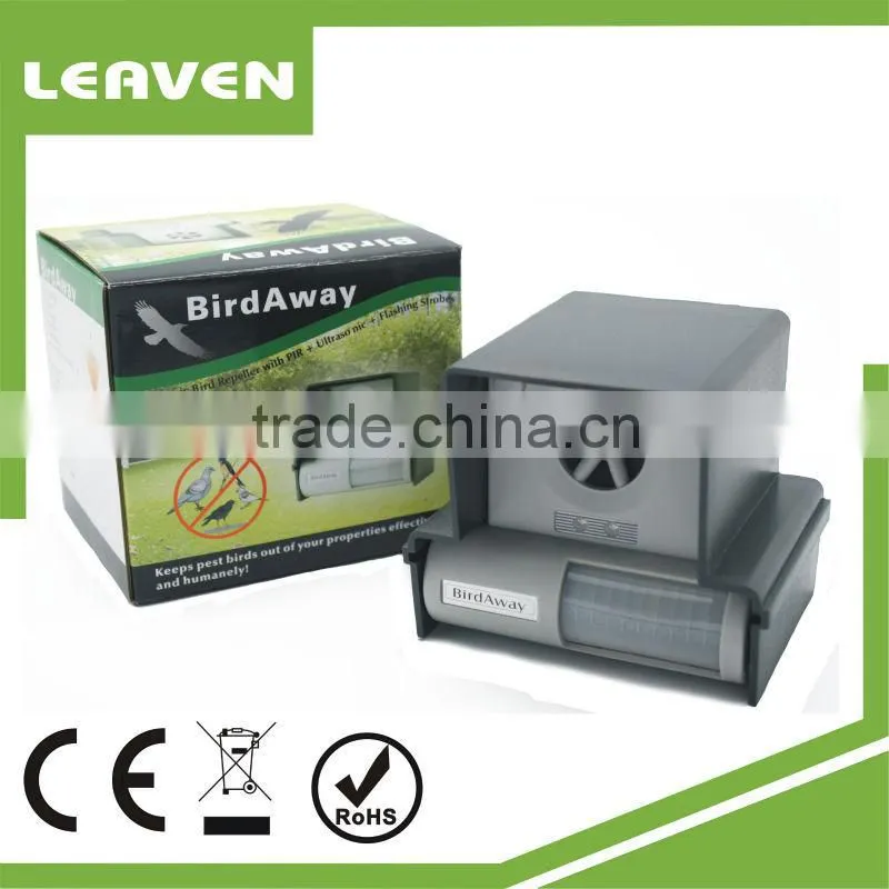 Reliable and Convenient Garden Pest Bird Repeller / Bird Scarer / Ultrasonic Bird Repeller