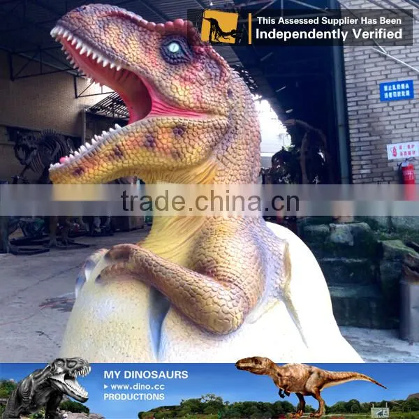 MY Dino-V13 Dinosaur park equipment fiberglass dinosaur trash can