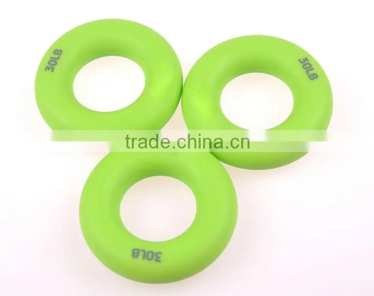 High Quality New Design Grip Strength Recovery Colorful Eco-friendly Silicone Massage Gripping Ring