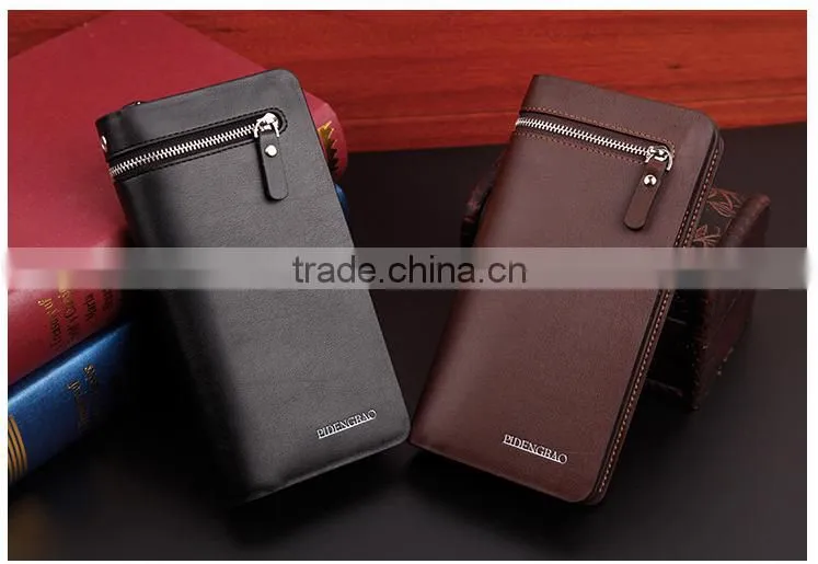Luxury business wholesale top level cheap PIDENGBAO men wallet