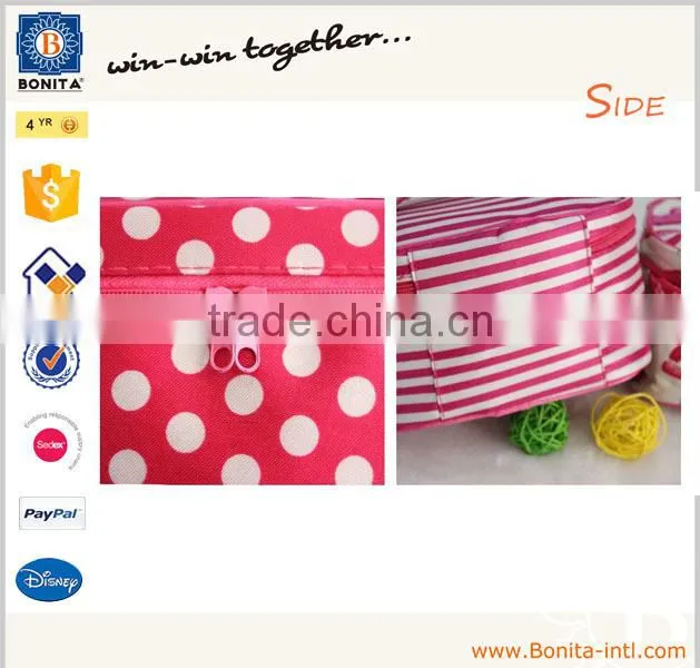 Newest folding wash bag toilet bag wave dot bag