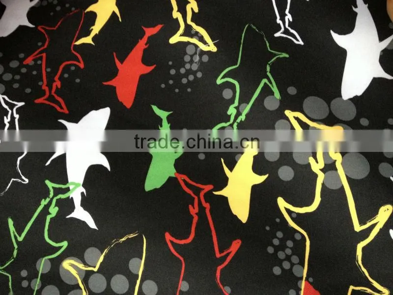 100% polyester printed taffeta fabric