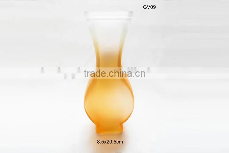 chinese antique frosted glass vase