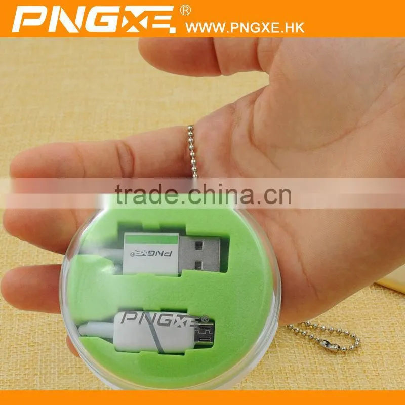 PNGXE high quality novel design colorful led micro usb cable for iphone6 usb charger cable