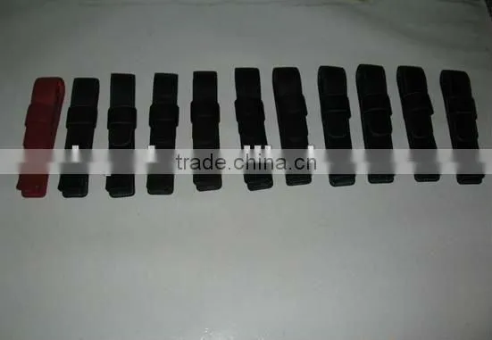 genuine leather black color pencil bag for medical use