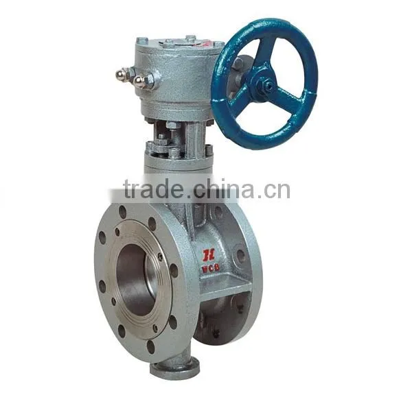 U type double flange price butterfly valve