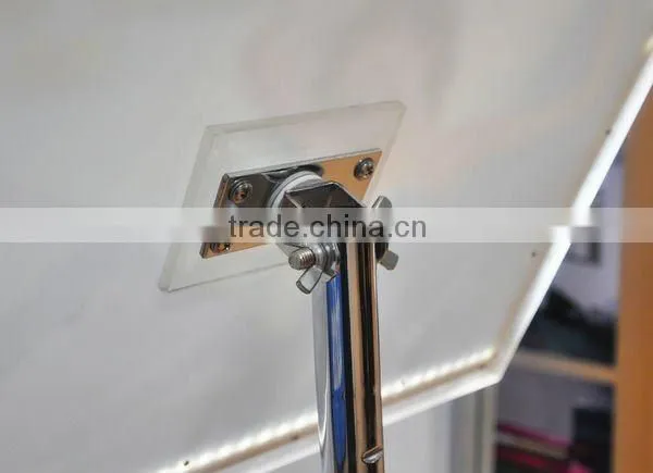 Expo popular acrylic advertising led screen display with scrolling letters