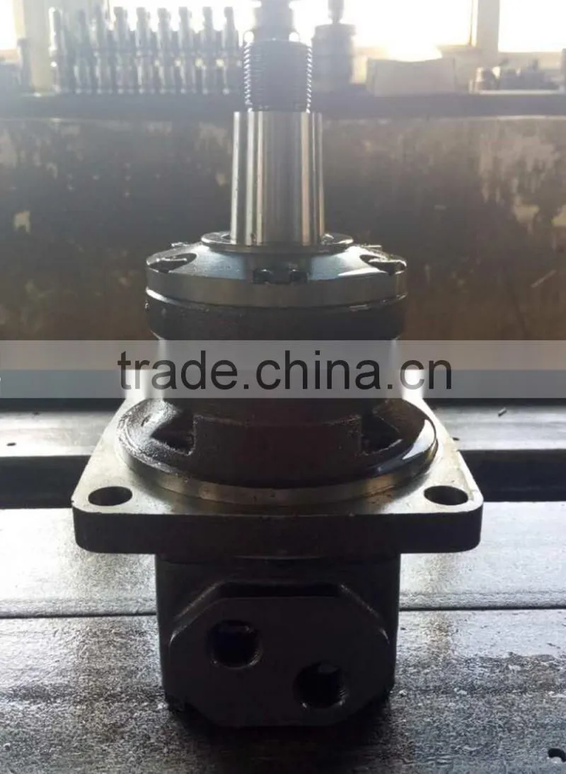 BMTW/OMTW 4 bolts wheel flange cone shaft with big torque hydraulic drive wheel motor