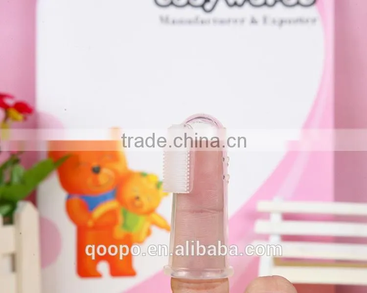 Food Grade Soft Non-toxic Baby Finger Silicone Rubber Toothbrush Holder