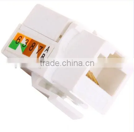 China Manufacturer CAT 5E UTP RJ45 Keystone Jack for cat5e cat6 lan cable