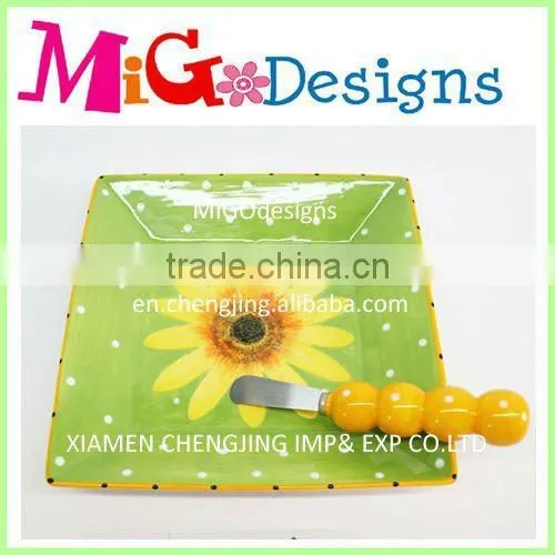 Wholesale Art Custom Ceramic Hot Selling Plate Gift With Dots