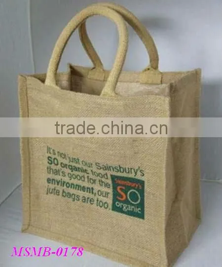 2014 fahsion pure hemp drawstring bags