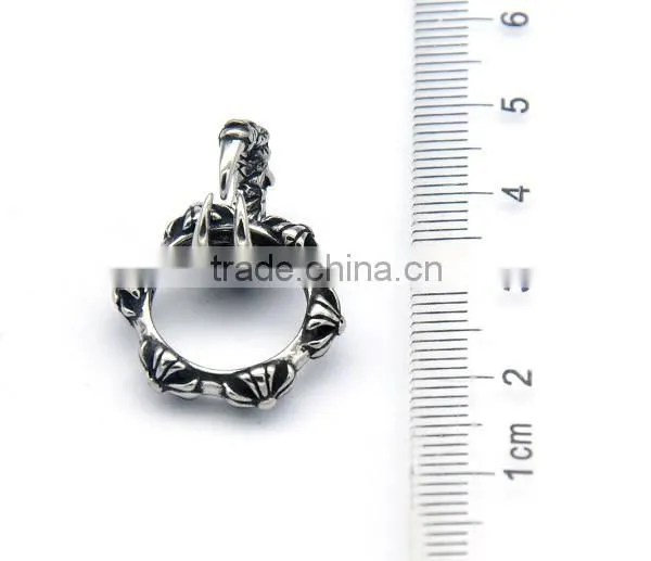 Wholesale fashion Pendant jewelry red wolf punk pendant stainless steel casting charm pendant