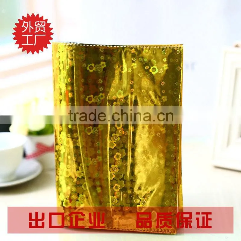 2015alibaba China Plastic High Quality cartoon Wholesale clear plastic book cover