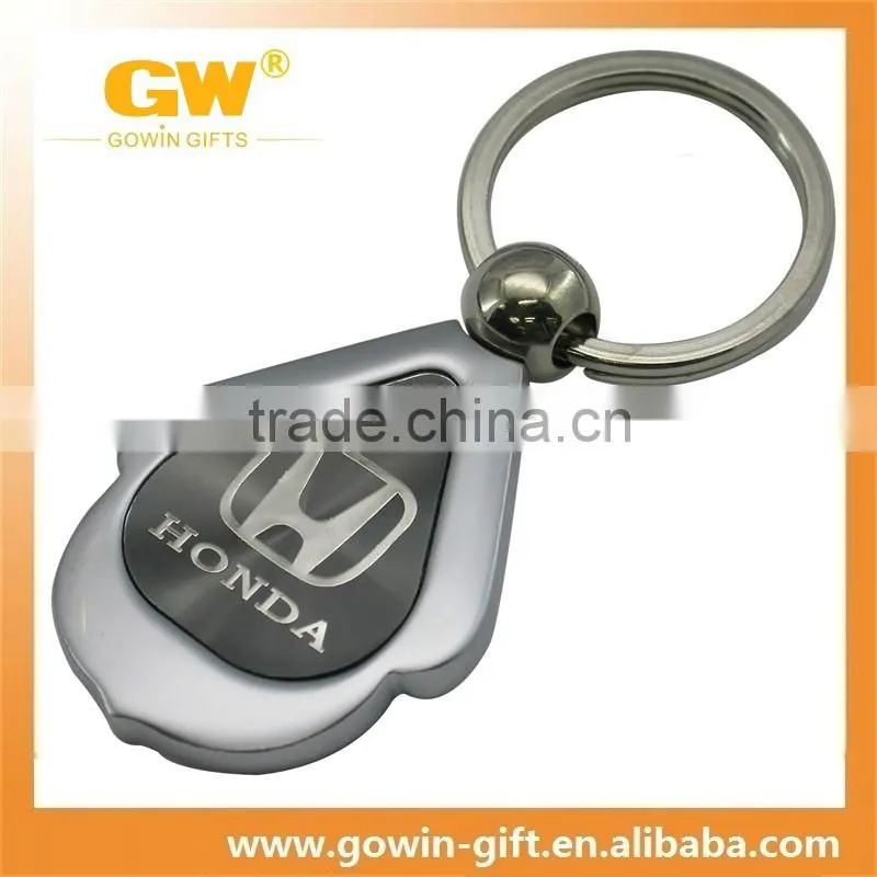 Cheap blank metal keychain/blank laser engraving keychain