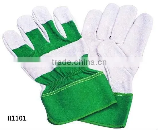 10" AB cowgrain leather working glove