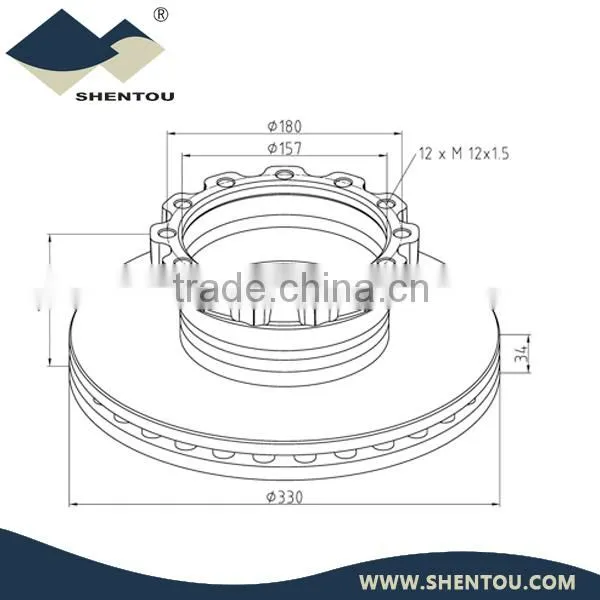 Man Brake Disc 81.50803.0022
